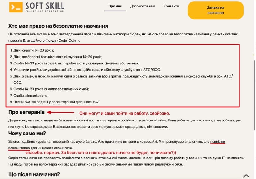 Soft Skill благотворительность - академия во Львове