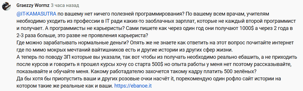 Неужели нигде, кроме IT нельзя заработать?