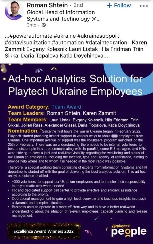 Playtech и забота о здоровьи сотрудника