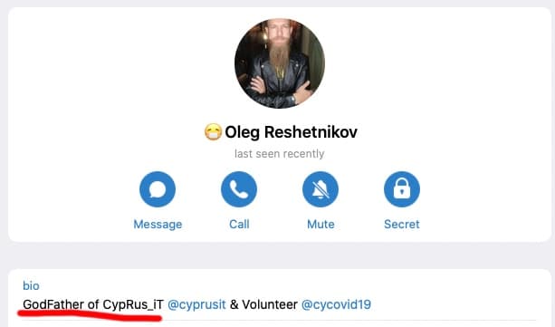 Олег Решетников - что за перец с Кипра, примазывающийся к ИТ-тусовке?